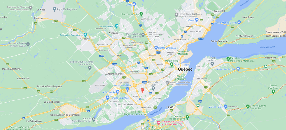 Territoires desservis